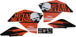 Factory Effex KTM Metal Mulisha Shroud Graphics Kit (23-11524)
