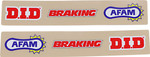 Factory Effex AFAM Braking DID Swingarm Decals (06-42012)