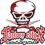 Factory Effex Skull Logo Decal 5 Pack (04-2654)