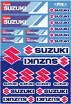 Factory Effex Suzuki Racing Sticker Sheet (22-68432)