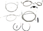 LA Choppers Stainless Complete Cable Kit for Mini Ape Handlebars (LA-8321KT2-08)