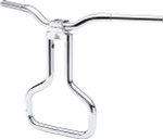 LA Choppers 1.25" Kage Fighter Chrome Handlebars w/18" End Rise (LA-7339-18)