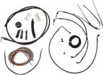 LA Choppers Midnight Complete Cable Kit for 15"-17" Bars (LA-8010KT2-16M)
