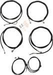 LA Choppers Black Vinyl Complete PnP Cable Kit for 18"-20" Bars (LA-8054KT3-19B)