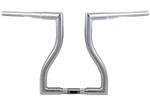 LA Choppers Chrome 16" Rise Thresher T-Bar Handlebar (LA-7317-16)