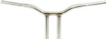 LA Choppers 1.25" 1pc Kage Fighter Stainless T-Bar w/10" End Rise (LA-7337-10SS)
