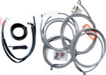 LA Choppers Stainless Complete Cable Kit for 12"-14" Handlebars (LA-8053KT2-13)