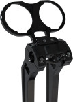 LA Choppers Black Dual Gauge Mount for Performance Risers (LA-7397-02B)
