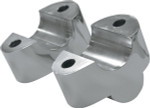 LA Choppers 1" Chrome Handlebar Extension Risers (LA-7430-01)