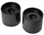LA Choppers 1" x 1.25" Flat Black Handlebar Riser Extensions (LA-7414-01M)