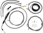 LA Choppers Stainless Complete Cable Kit for 18"-20" Handlebars (LA-8056KT2-19)