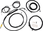 LA Choppers Black Vinyl Complete PnP Cable Kit for 18"-20" Bars (LA-8056KT3-19B)