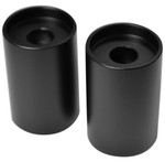 LA Choppers 2" x 1.25" Flat Black Handlebar Riser Extensions (LA-7414-03M)