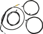 LA Choppers Midnight Complete PnP Cable Kit for 18"-20" Bars (LA-8056KT3-19M)