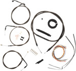 LA Choppers Midnight Complete Cable Kit for 12"-14" Bars (LA-8100KT2-13M)