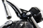 LA Choppers Handlebar Riser Extensions | 1" Pullback | Black (LA-7416-01B)