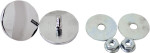 LA Choppers Chrome Fairing Mirror Hole Plugs (LA-9001-00)