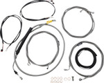 LA Choppers Stainless Complete PnP Cable Kit for 15"-17" Bars (LA-8058KT3-16)