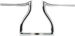 LA Choppers Chrome Hammerhead 12" Rise T-Bar Handlebar (LA-7316-12)