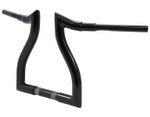 LA Choppers Black Hammerhead 12" Rise T-Bar Handlebar (LA-7326-12B)
