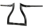 LA Choppers Black Hammerhead 12" Rise T-Bar Handlebar (LA-7326-12B)