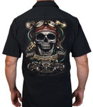 Lethal Threat Build Your Beast Shop Mens Button Up Short Sleeve Shirt