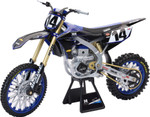 NewRay 1:6 Scale Toy Yamaha Factory Team YZ450 Dylan Ferandis #14 Dirt Bike