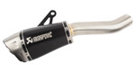 Akrapovic Black Titanium Slash-Cut Slip-On Muffler (S-K10SO29-ASZTBL)