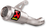 Akrapovic Titanium Round Slip-On Muffler w/Conical Cap (S-H10SO18-CBT)