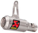 Akrapovic Titanium Round Slip-On Muffler w/Conical Cap (S-S10SO13-CUBT)