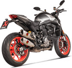 Akrapovic Titanium Slash-Cut Dual Slip-On Mufflers (S-D9SO17-HCQT)