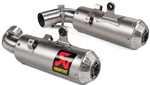 Akrapovic Titanium Dual Slip-On Mufflers (S-D9SO15-HCBT)
