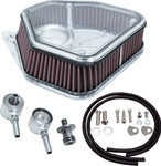 Alloy Art 1.8" Boom Box Max Volume M8 Air Cleaner Kit (1.8M8P)