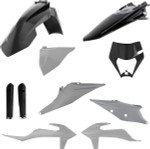 Acerbis Gray/Black Full Body Plastic Kit (2791541001)