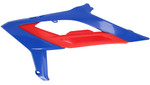 Acerbis Blue/Red Plastic Radiator Shrouds/Scoops (2979451105)