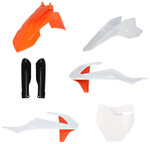 Acerbis OE '21 White/Orange/Black Full Body Plastic Kit (2980587118)
