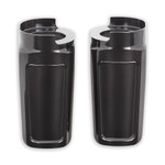 Arlen Ness Method Bagger Black Billet Aluminum Fork Guards (120-000)
