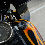 Arlen Ness 12-Point Black Aluminum Fuel/Gas Cap (701-010)
