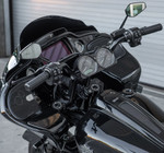 Arlen Ness Method Bagger Black Kickback Handlebar Risers & Gauge Pod (520-032)