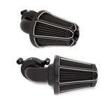 Arlen Ness Beveled Monster Sucker Black Air Cleaner (81-013)