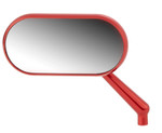 Arlen Ness Forged Oval Red Left Mirror (13-176)