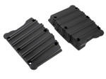 Arlen Ness 10-Gauge All Black Rocker Box Covers (18-256)
