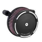 Arlen Ness Slot Track Stage 1 Big Sucker Black Air Cleaner (50-838)