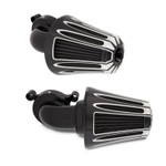 Arlen Ness Deep Cut Monster Sucker Black Air Cleaner (81-014)