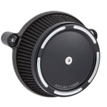 Arlen Ness Slot Track Stage 1 Big Sucker Black Air Cleaner (18-308)
