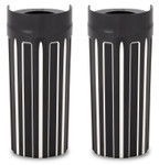 Arlen Ness +2" Black 10-Gauge Fork Boot Covers (20-057)