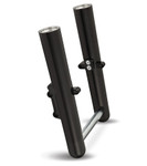 Arlen Ness Smooth Black "Hot Legs" Fork Legs (06-551)