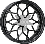 Arlen Ness 18" x 5.5" Fat Factory Forged Black Front Wheel (91-650)