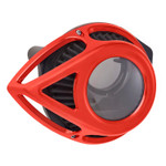Arlen Ness Clear Tear Red Air Cleaner (18-969)