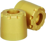 Ariete Alu-Rub Gold Handlebar End Weights (12997/YA-O)